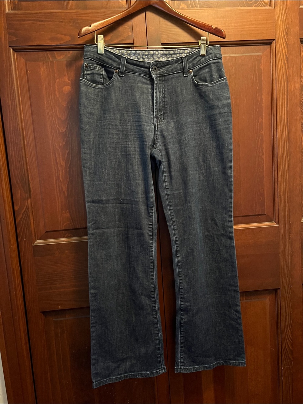 L.L.BEAN Classic Women’s Dark Blue Jeans - Straight Leg